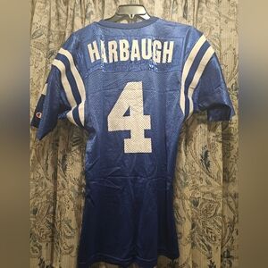 VTG J. HARBAUGH Indianapolis Colts #4 Champion Jersey Sz. 44
